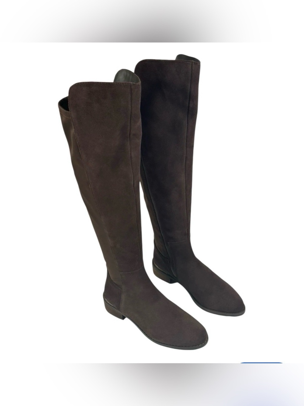Serra Women’s Over-the-Knee Suede Boots in Dark Brown